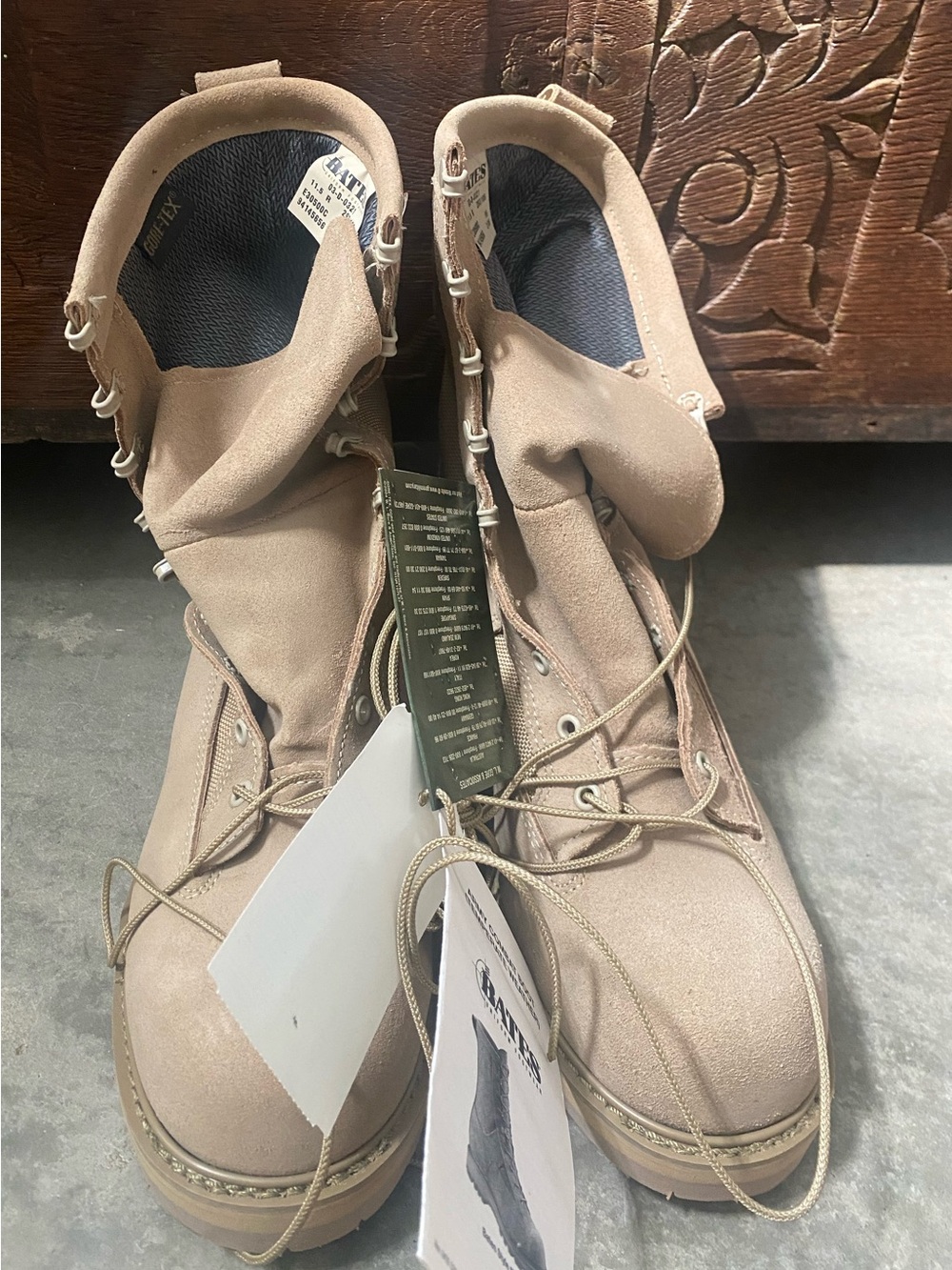 Bates combat boots